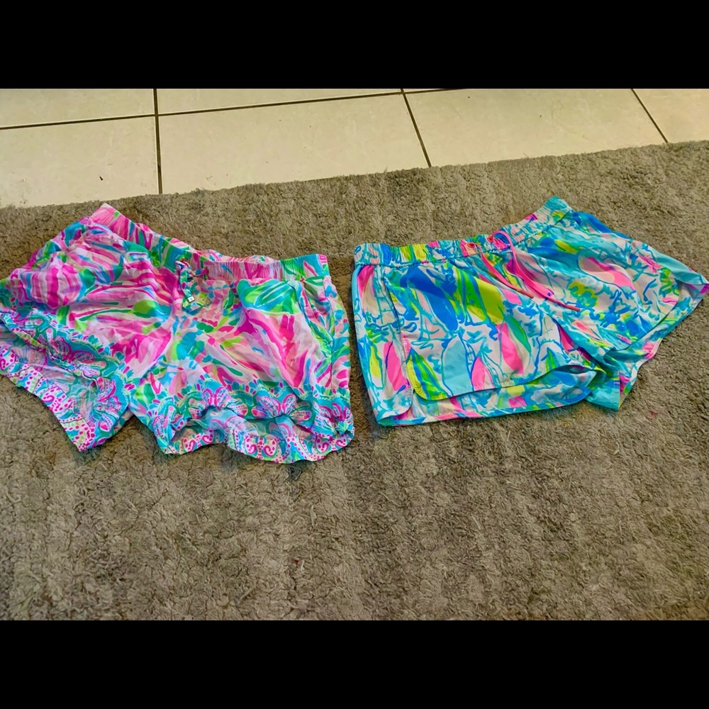 2 lily pulitzer shorts size medium
